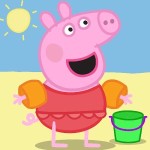 COLOREAR A PEPPA PIG – EN LA PLAYA