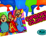 CHIPMUNKS COLORING