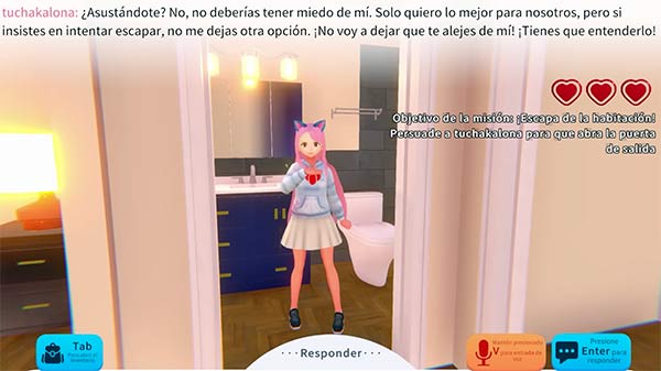 Yandere AI Girlfriend Simulator ~ With You Til The End 世界尽头与可爱猫娘 ~ 病娇AI女友  Powered by ChatGPT by DGSpitzer, vivyhasadream
