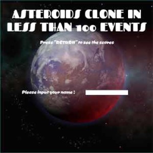 Imagen Asteroid in less than 100 events