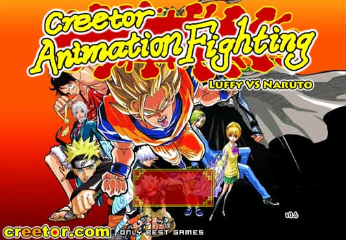 Imagen Creetor Animation Fighting: Luffy VS Naruto