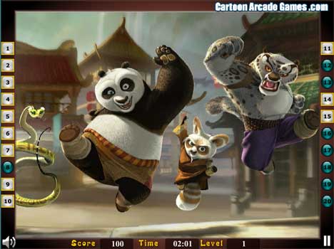Imagen Kung Fu Panda - Hidden Numbers